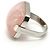 Autre Marque Morellato Maxi Ring aus Silber mit natürlichem Rosenquarz Cabochon - Ansicht 2