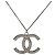 Pendente Chanel CC in metallo con cristalli - vista 3
