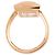 Anillo Chopard Happy Diamond en oro rosa de 18K - vista 3