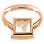 Anillo Chopard Happy Diamond en oro rosa de 18K - vista 4