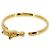 Hermès Bracciale Rigido Hermes Cheval Horse Gold