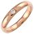 Harry Winston 18K Roségold Ring mit runden Diamanten