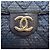 Borsa a spalla matelassé Chanel Blu Denim - vista 10