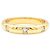 Autre Marque Gelbgold-Bandring, drei Diamanten.