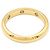 Autre Marque Gelbgold-Bandring, drei Diamanten. - Ansicht 3