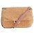 Bolsa de ombro Sandro em vime bege