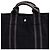 Hermès Borsa Tote Toto in tessuto nera - vista 2