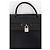 Borsa a mano Hermès Herbag nera in pelle - vista 4