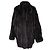 Autre Marque Abrigo de piel negro Other Brand
