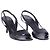Sandali Slingback con cinturini in pelle nera Gucci - vista 2
