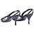 Sandali Slingback con cinturini in pelle nera Gucci - vista 3
