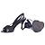 Sandali Slingback con cinturini in pelle nera Gucci - vista 6