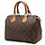 Borsa Boston Louis Vuitton Monogram Speedy 25 Marrone - vista 2