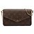 Pochette Félicie Borsa a tracolla Louis Vuitton Monogram Pochette Felicie Marrone