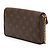 Pochette Félicie Borsa a tracolla Louis Vuitton Monogram Pochette Felicie Marrone - vista 2