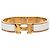 Bracciale Clic H PM stretto in smalto bianco Hermès