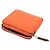 Cartera compacta Orange Hermès Epsom Silk In Small Wallets - vista 6