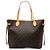 Borsa Tote Louis Vuitton Monogram Neverfull MM Marrone