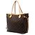 Borsa Tote Louis Vuitton Monogram Neverfull MM Marrone - vista 2