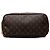 Borsa Tote Louis Vuitton Monogram Neverfull MM Marrone - vista 3