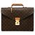 Borsa business Louis Vuitton Monogram Serviette Conseiller marrone