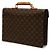 Borsa business Louis Vuitton Monogram Serviette Conseiller marrone - vista 2