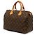 Borsa Boston Louis Vuitton Monogram Speedy 30 Marrone - vista 2