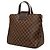 Borsa Louis Vuitton Damier Ebene Cabas Rosebery Marrone - vista 2