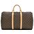 Borsa da viaggio Louis Vuitton Monogram Keepall Bandouliere 50 Marrone