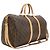 Borsa da viaggio Louis Vuitton Monogram Keepall Bandouliere 50 Marrone - vista 2