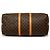 Borsa da viaggio Louis Vuitton Monogram Keepall Bandouliere 55 Marrone - vista 3