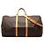 Borsa da viaggio Louis Vuitton Monogram Keepall Bandouliere 60 Marrone