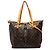 Borsa Satchel Louis Vuitton Monogram Palermo GM Marrone