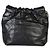 Chanel 22 Mini Hobo in vitello matelassé nero - vista 2