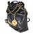 Chanel 22 Mini Hobo in vitello matelassé nero - vista 3