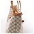 Borsa a tracolla Louis Vuitton Hampstead MM Damier Azur in Beige N51206 - vista 5