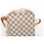 Borsa a tracolla Louis Vuitton Hampstead MM Damier Azur in Beige N51206 - vista 7