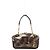 Louis Vuitton Fermoir Monogram Charm Vinyl x Leather Shoulder Bag in Brown M95155