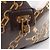 Louis Vuitton Fermoir Monogram Charm Vinyl x Leather Shoulder Bag in Brown M95155 - vista 14