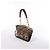 Louis Vuitton Fermoir Monogram Charm Vinyl x Leather Shoulder Bag in Brown M95155 - vista 3