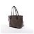 Borsa a tracolla Louis Vuitton Neverfull PM Damier Ebene in marrone N51109 - vista 2