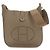 Hermès HERMES Taurillon Clemence Evelyen 3PM B engraved Etoupe Gold HDW