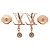 Orecchini Louis Vuitton Puce Idylle Blossom LV Diamond K18YG Q96495 Usato - vista 4