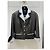 Completo due pezzi Chanel in pelle di agnello nera Sz.40/36 usato - vista 2