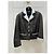 Completo due pezzi Chanel in pelle di agnello nera Sz.40/36 usato - vista 7