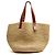 Chloé Manuel Medium Raffia Tasche Leder