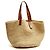 Chloé Manuel Medium Raffia Tasche Leder - Ansicht 4