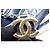 Borsa Chanel Gabrielle in tweed blu e pelle blu - vista 9