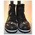 Dsquared2 Black Leather Logo Ankle Boots - view 3