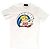 T-shirt de algodão branco Dsquared2 com gráfico Surfer